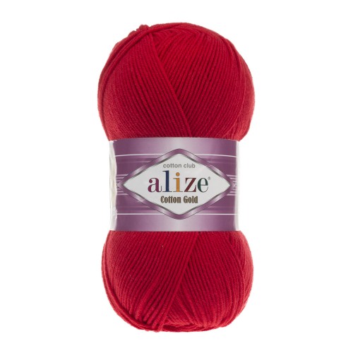 Alize Cotton gold 56 Červená